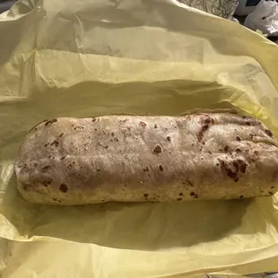 Carne asada burrito