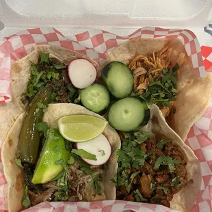 Al Pastor, Asada, Pollo &amp; Carnitas