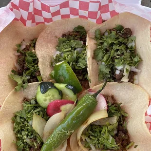 Tacos de asada