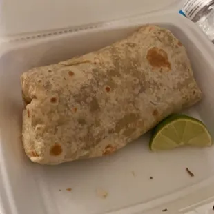 Asada burrito