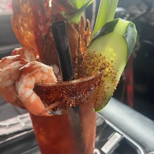 michelada camaron y carne seca