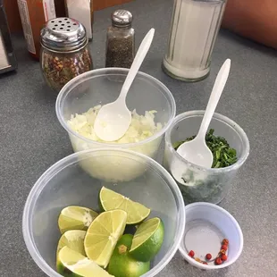 Condiments. Breakfast 6/3/2017