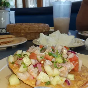 Tostadas de cevich..A+