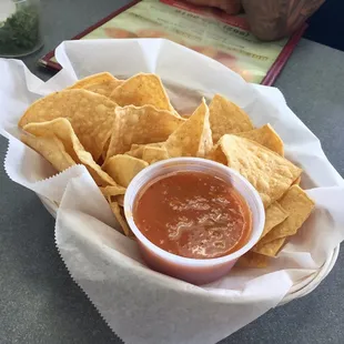 Chips &amp; salsa. Breakfast 6/3/2017