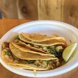 Tacos de Birria and Quesa Taco de Birria.