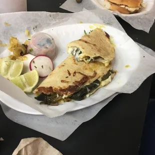 Quesadillas are bomb