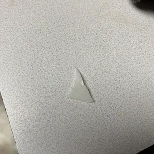 Sharp plastic piece found in the burrito that I was feeding my baby. Super dangerous!