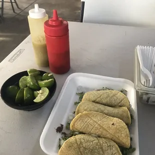 a plate of food on a table