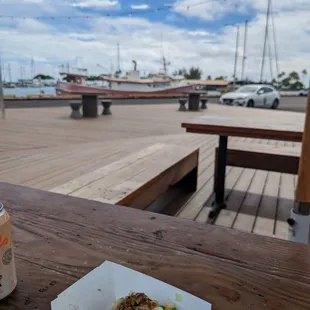 Food Truck park view - new location at 1011 Ala Moana ....got 5 other trucks.