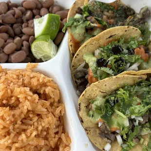 The plate (of tacos).