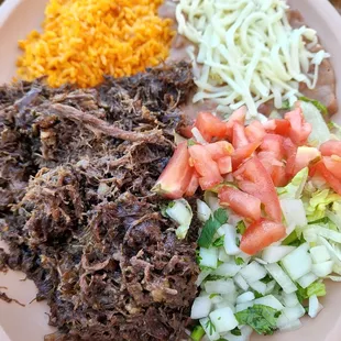 Barbacoa plate