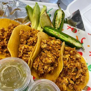 Chorizo Breakfast Mini Tacos