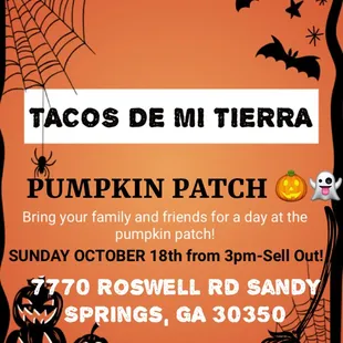 Sunday October 18th in Sandy Springs!