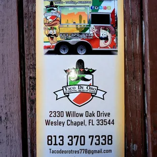 Nov 2021: Menu page 1 of 2