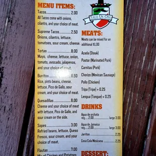 Nov 2021: Menu page 2 of 2