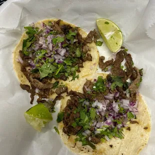 Carne asada tacos