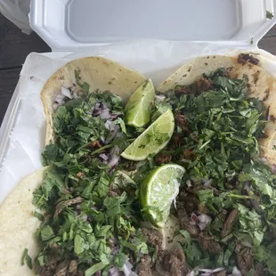 Asada, chorizo, and pastor