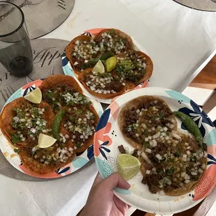 8 Birria Street Tacos, 2 Asada Street Tacos