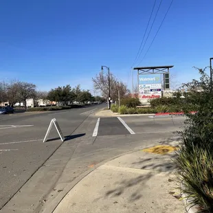 Walmart side entrance