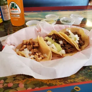 Taste great the tacos are delicious