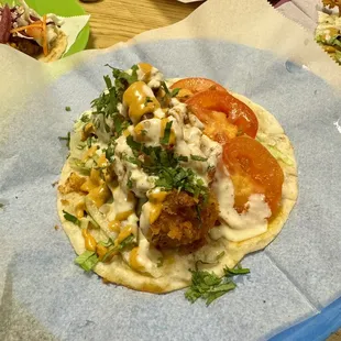 Po boy taco