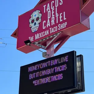 Outside sign