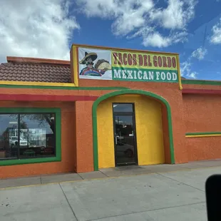 Outside of the restaurant