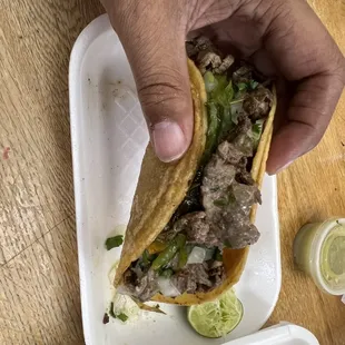 Asada taco