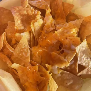 Nachos and cheese