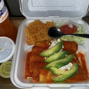 Fantastic Chicken Enchiladas Del Julio togo !!!