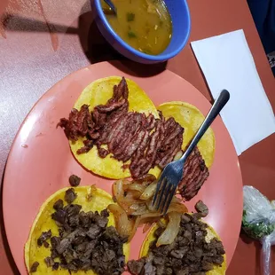 Trompo and bistec