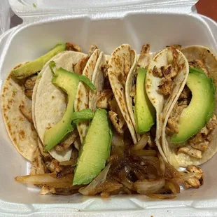 Special Chicken Fajita Tacos