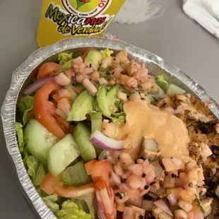Great chicken Tostada Salad