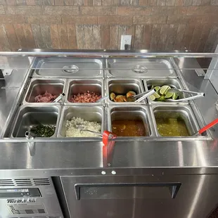 a view of a buffet