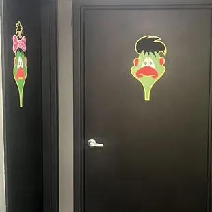 Cute bathroom doors