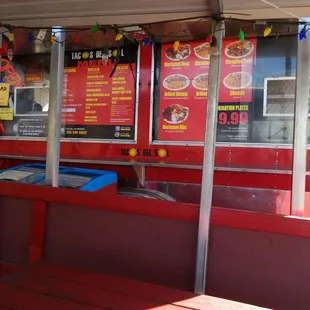 the inside of a restaurant