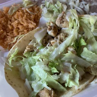 Chicken Taco Platter