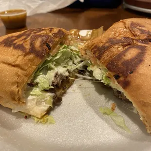 Beef fajita torta