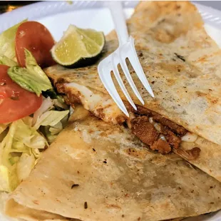 Ricas quesadillas de trompo y más