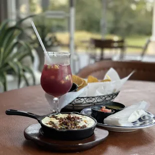 Queso Fundido and Sangría