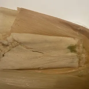 the inside of a tamales