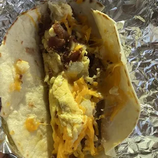 Breakfast taco