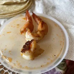 a plate of food on a table