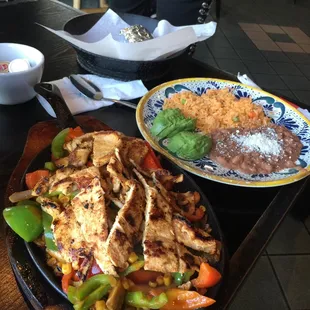 Love the Fajitas here and Aguas frescas