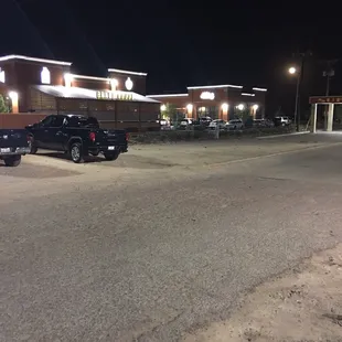 Live music across the parking lot