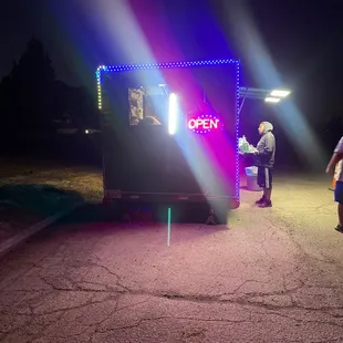 It's a little truck on Belmont and Dewitt.