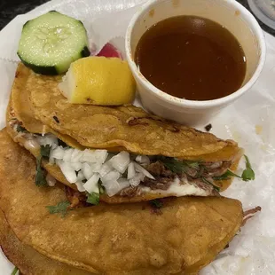 Birria with consomé