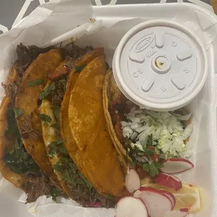 Quesa birria &amp; adobada
