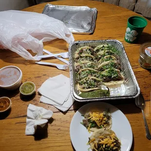 The cabeza,  and lengua tacos were awesome. They put quite a bit on those tortillas.