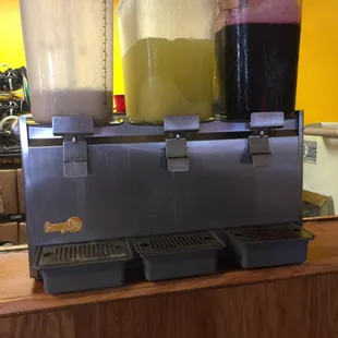 Horchata, Pineapple water and Hibiscus